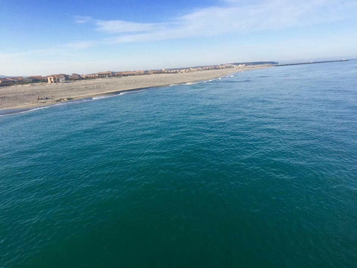 Maisonnette Vue Mer Pieds Dans L'Eau Wifi Leucate Exterior foto