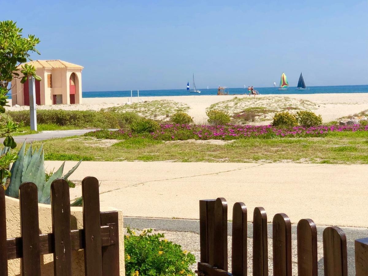 Maisonnette Vue Mer Pieds Dans L'Eau Wifi Leucate Exterior foto